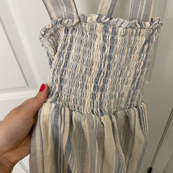 American Eagle outfitters smocked mini dress with a crisscross back. Size small. - Picture 8 of 12